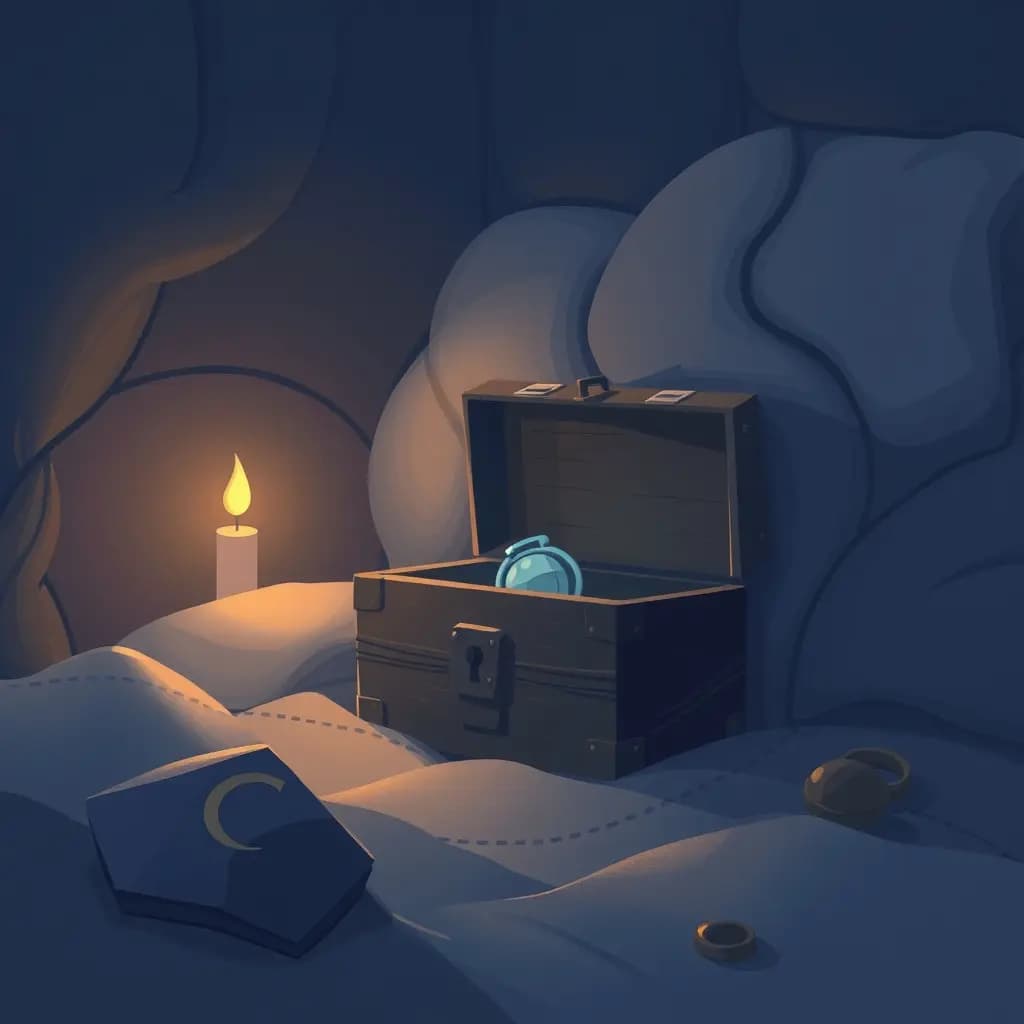 Dream illustration: Rediscovering a locked box