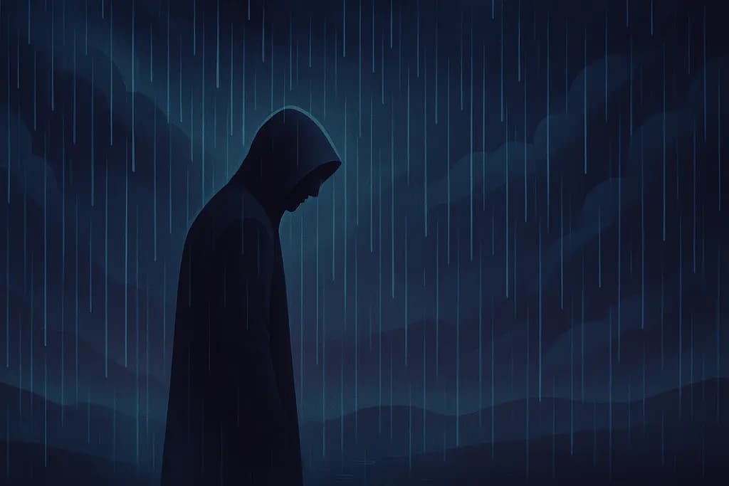 Dream illustration: Relentless rain that never stops