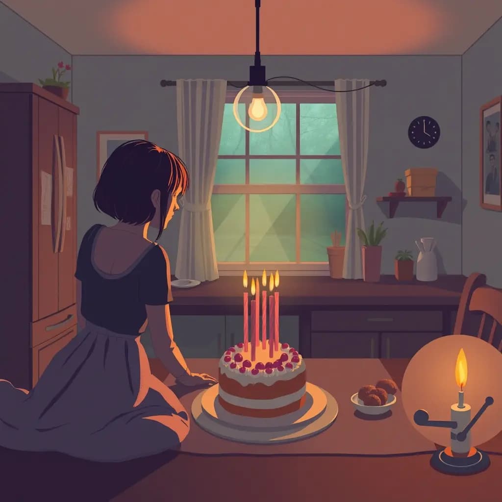 Dream illustration: Reliving an old birthday