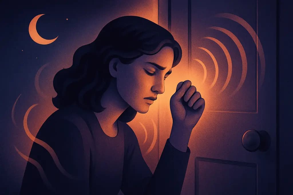 Dream illustration: Repeated knocking or persistent ringing