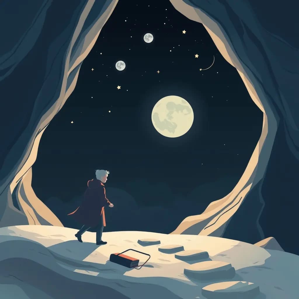 Dream illustration: Retracing steps to lost item