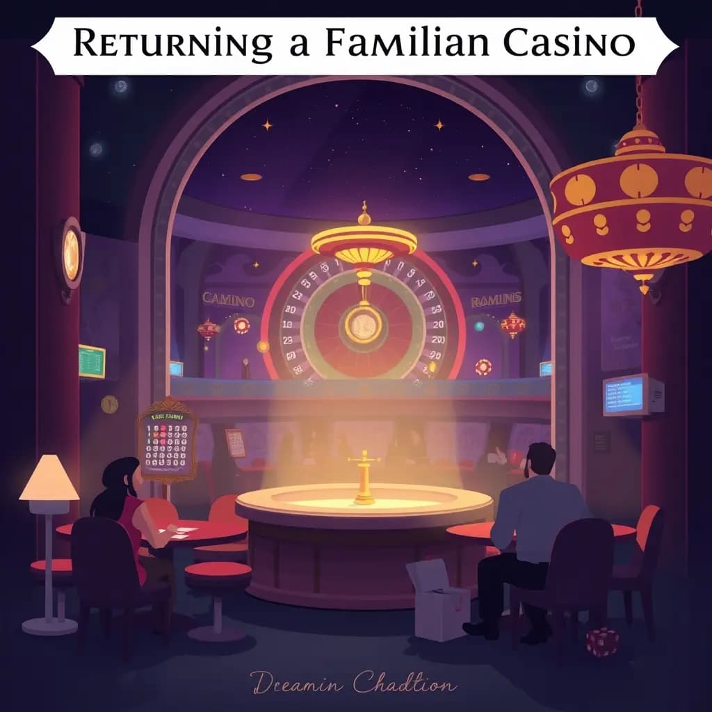 Dream illustration: Returning to a Familiar Casino