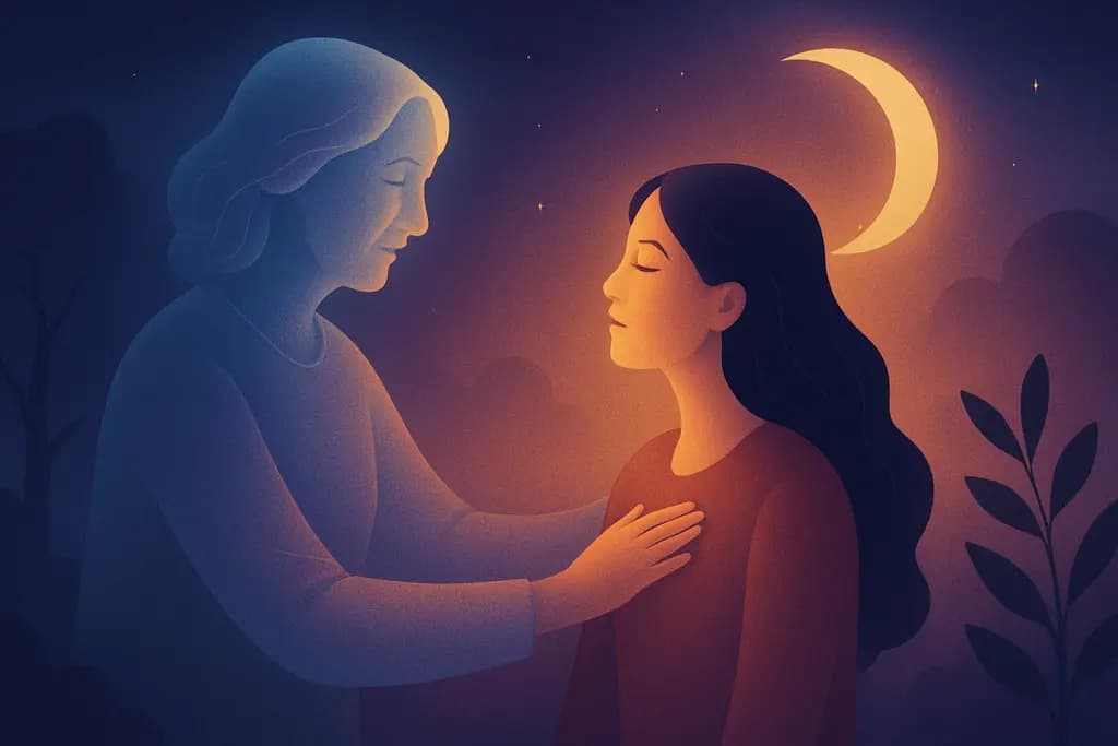 Dream illustration: Reuniting with a Deceased Loved One