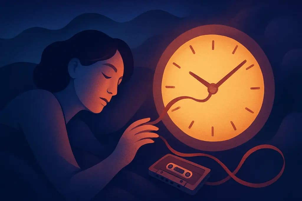 Dream illustration: Rewinding Time Like a Tape