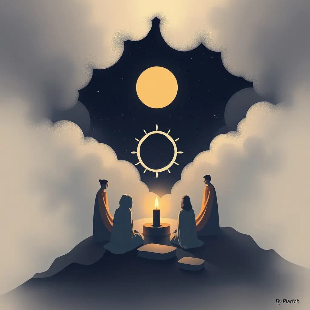 Dream illustration: Ritual circle broken