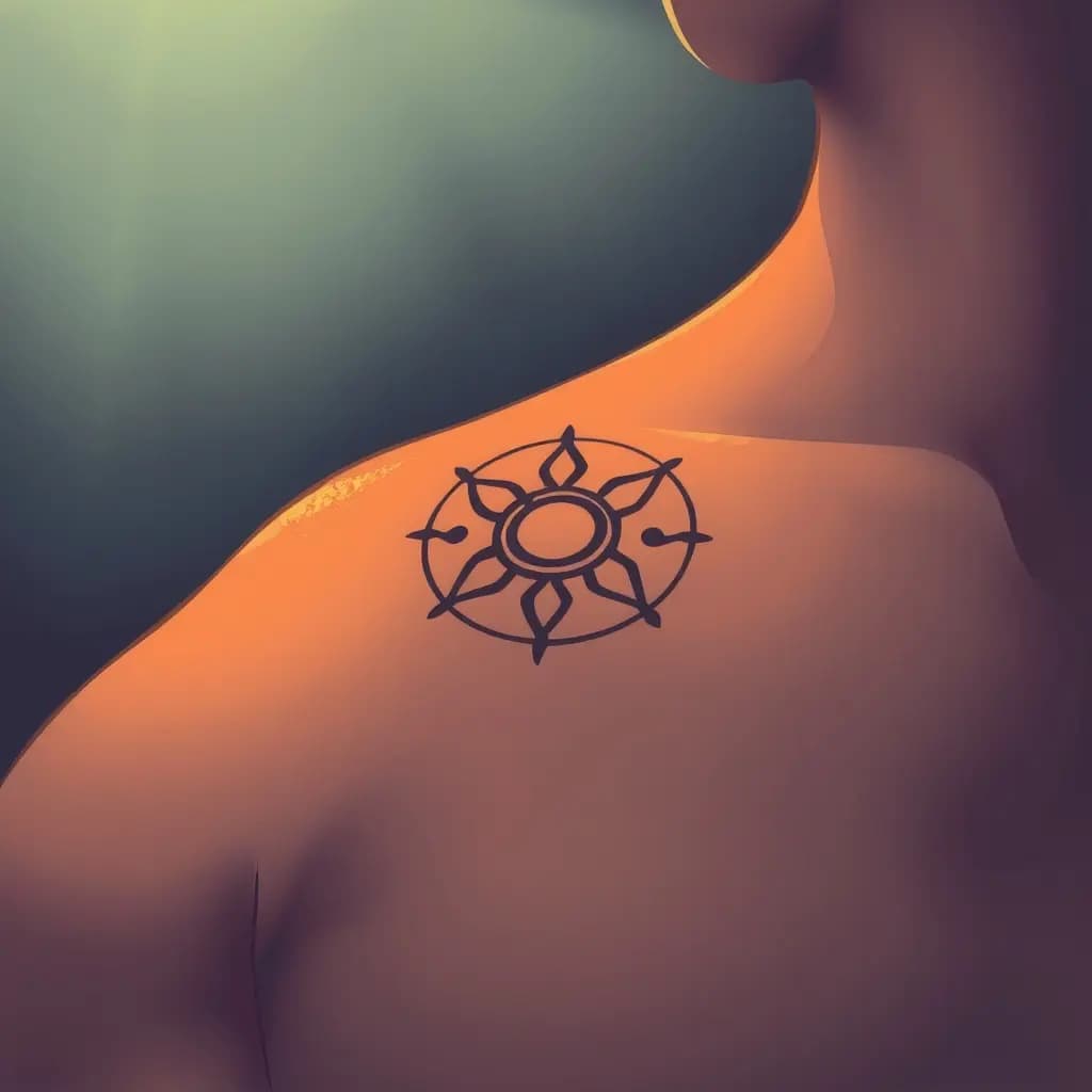 Dream illustration: Sacred symbol on skin