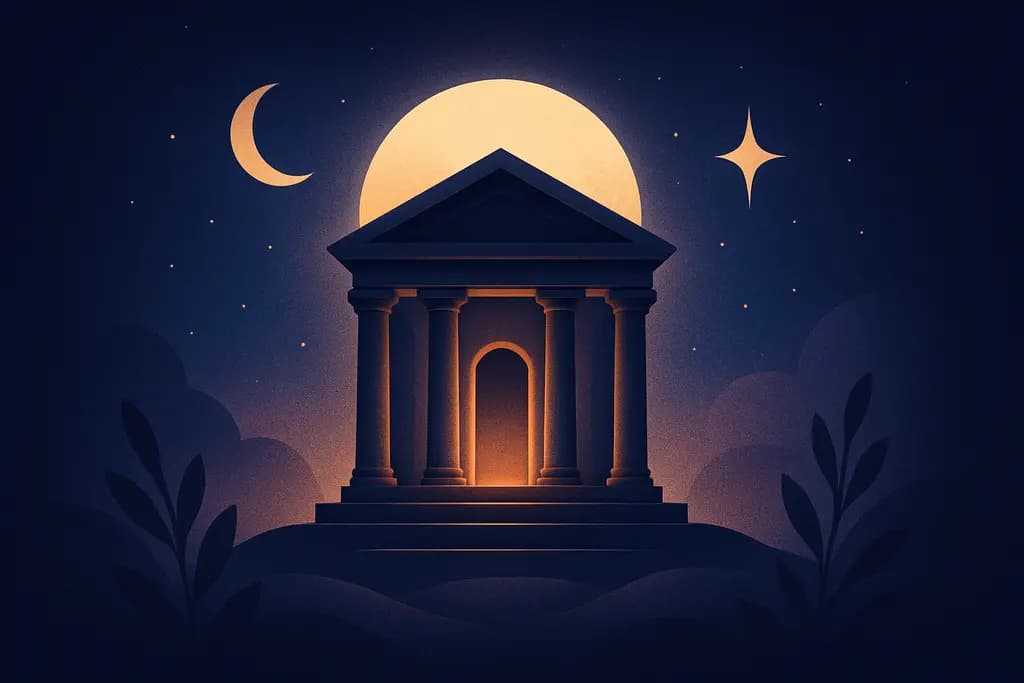 Dream illustration: Sacred Temple