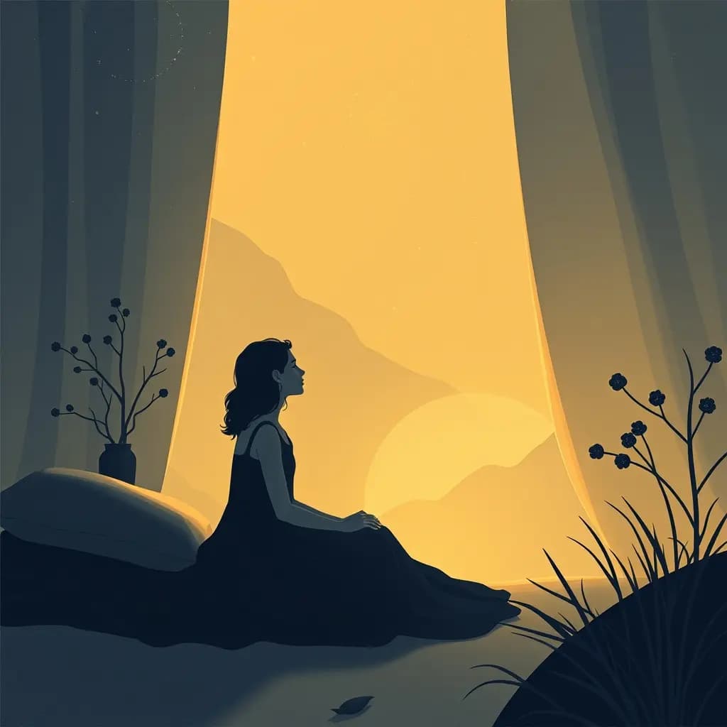 Dream illustration: Saying goodbye to someone
