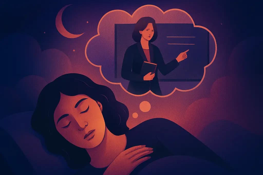 Dream illustration: School Teacher