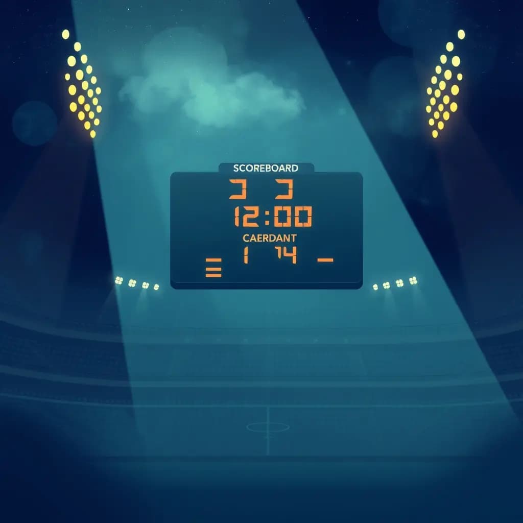 Dream illustration: Scoreboard hides your score