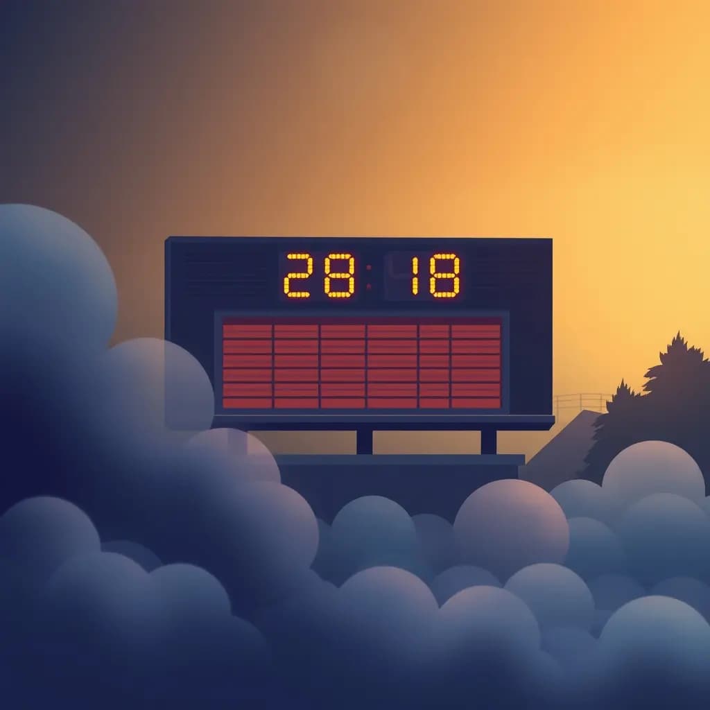 Dream illustration: Scoreboard resets unexpectedly