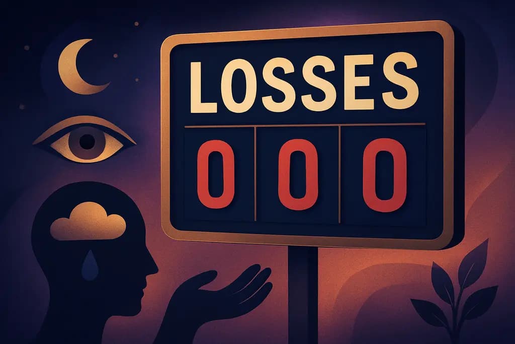 Dream illustration: Scoreboard That Shows Only Losses