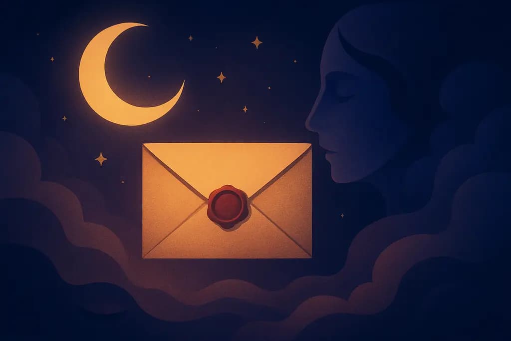 Dream illustration: sealed envelope dream meaning