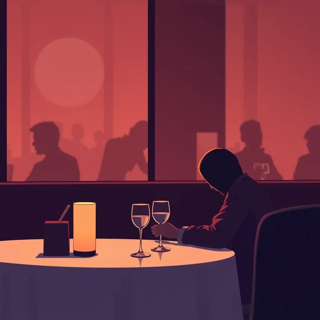 Dream illustration: Seated at a VIP table