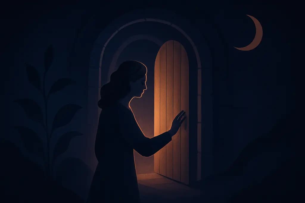 Dream illustration: Secret door or hidden passage
