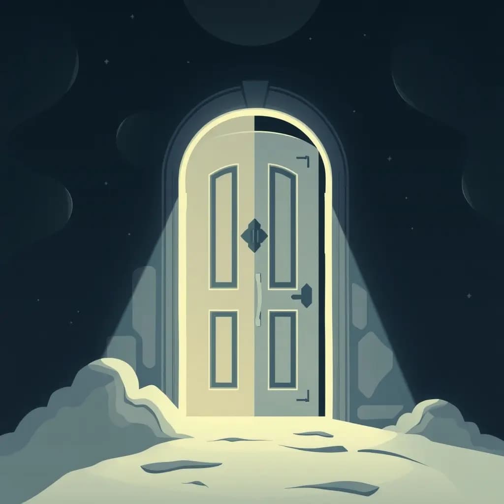 Dream illustration: Secret Door