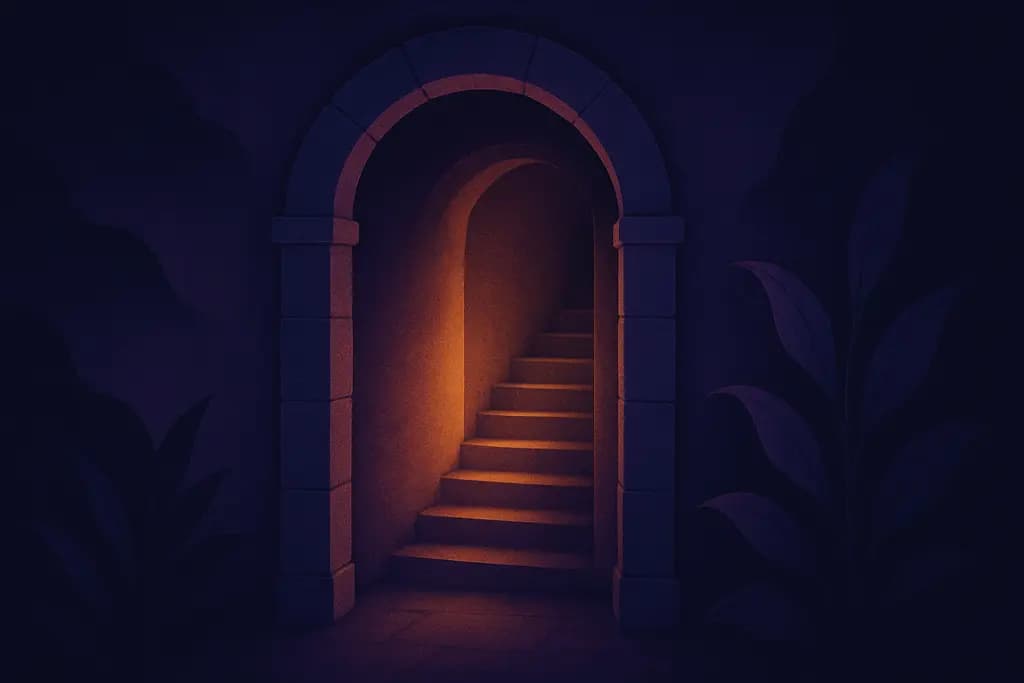 Dream illustration: Secret Passageway