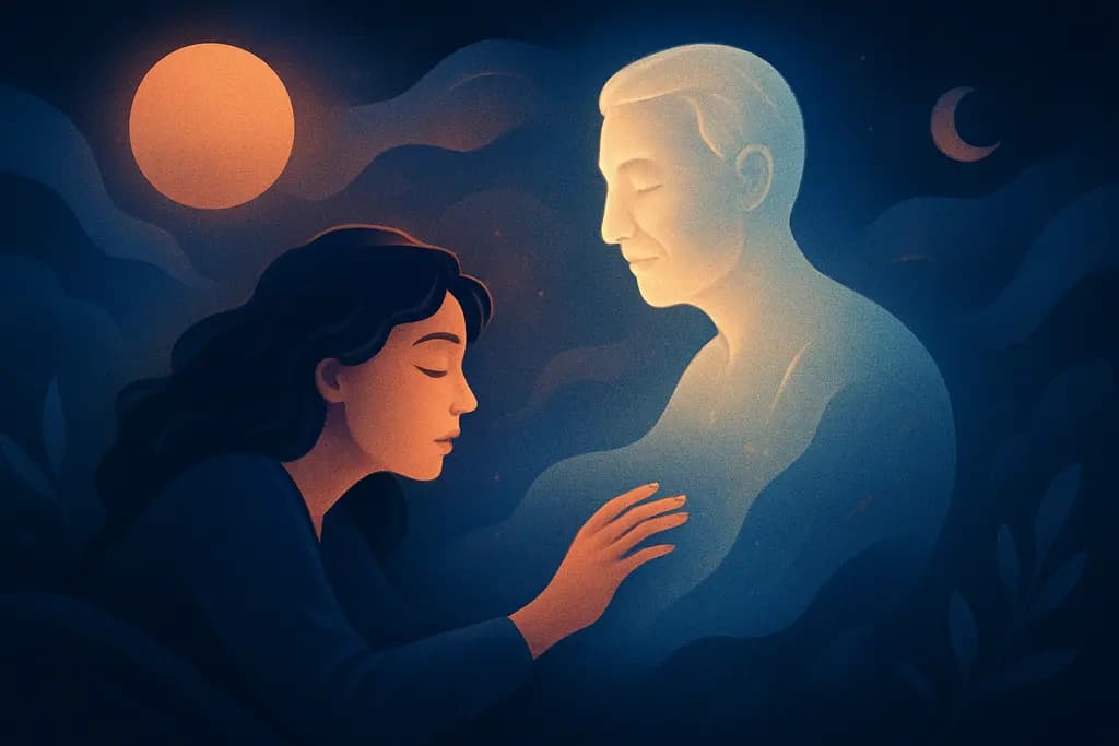 Dream illustration: seeing a deceased loved one in my dream