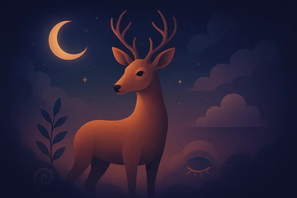 Dream illustration: Seeing a Deer