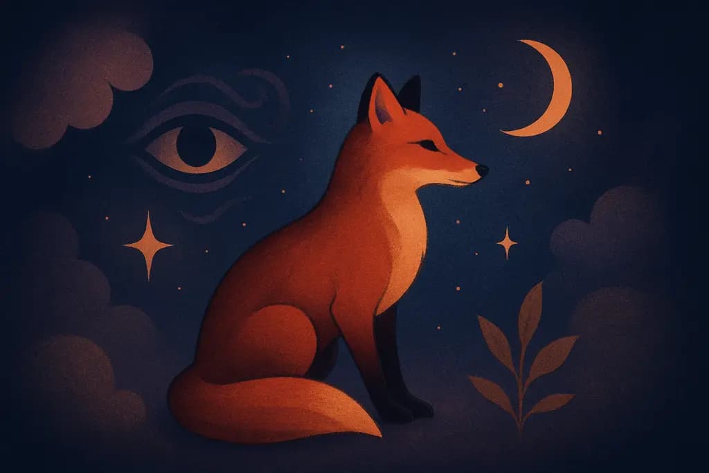 Dream illustration: Seeing a fox