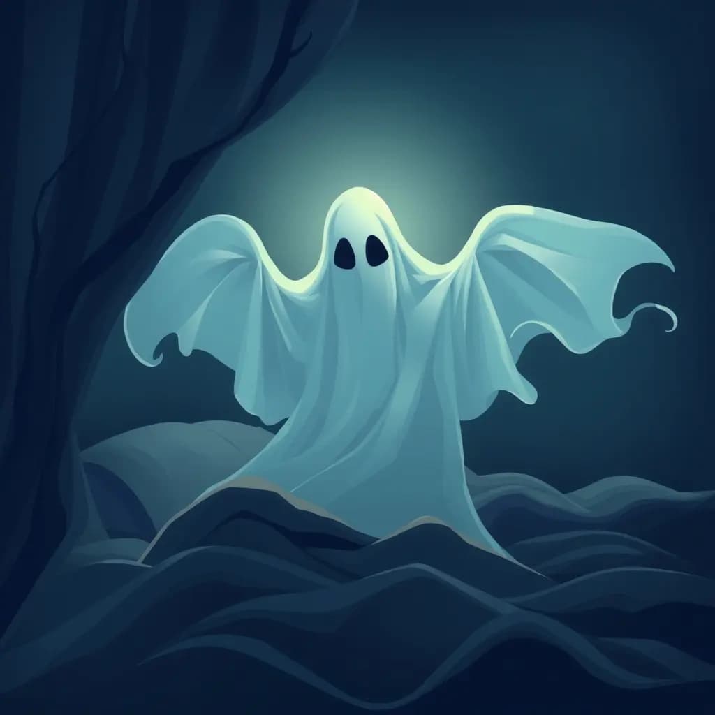 Dream illustration: Seeing a ghost
