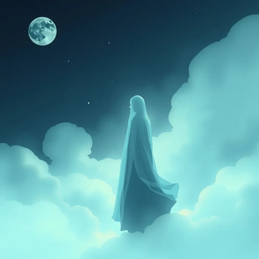 Dream illustration: Seeing a translucent stranger