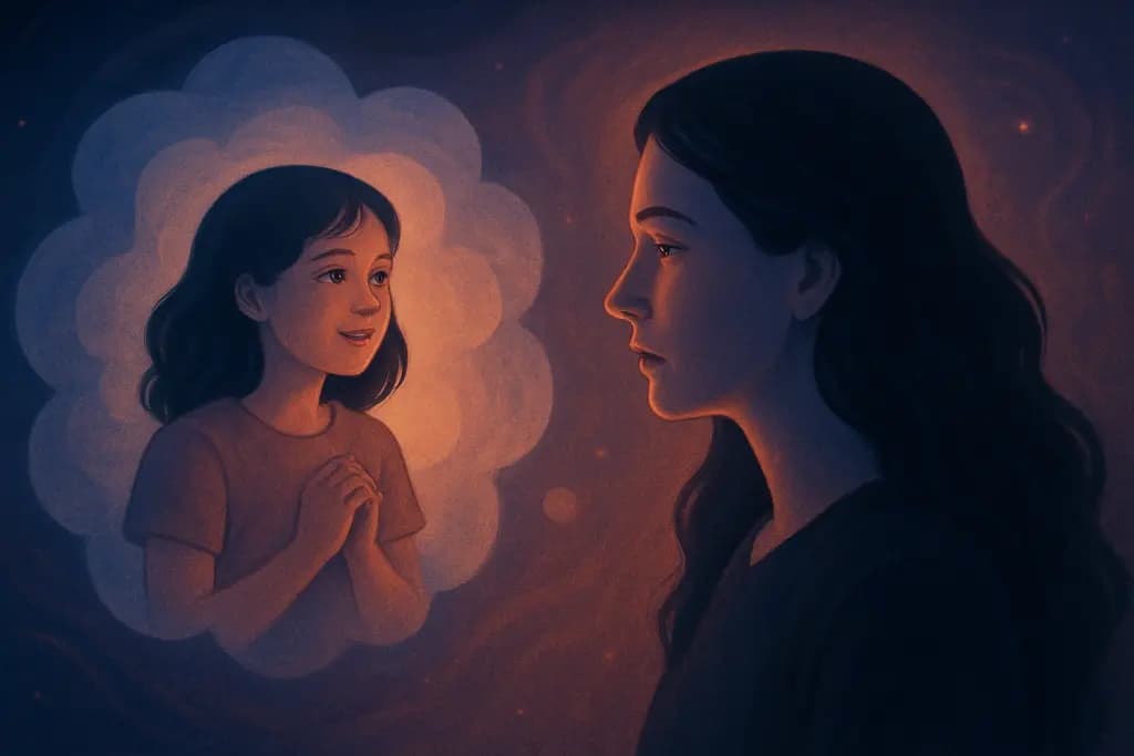 Dream illustration: Seeing a younger version of yourself