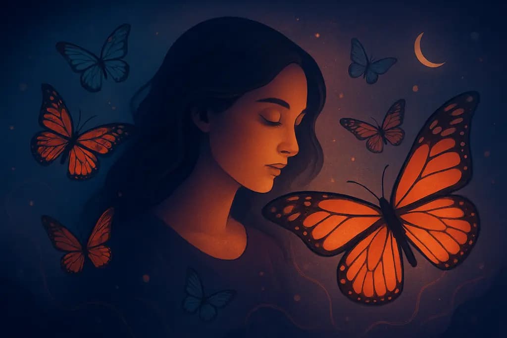 Dream illustration: Seeing Butterflies Everywhere
