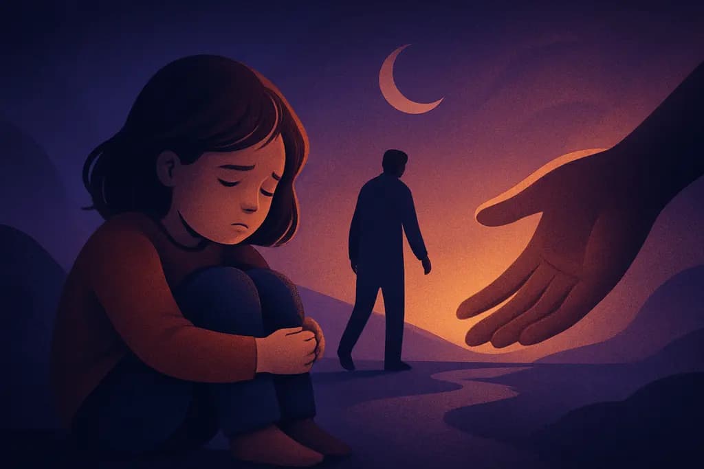 Dream illustration: seeing myself being abandoned as a child in a dream