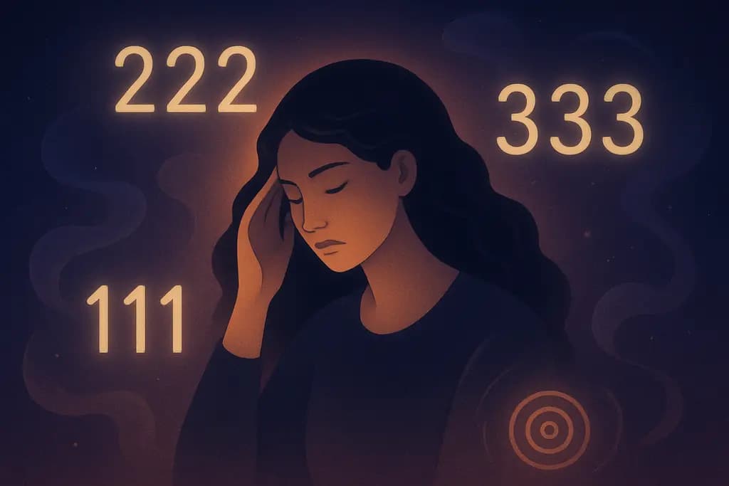Dream illustration: Seeing numeral sequences repeatedly