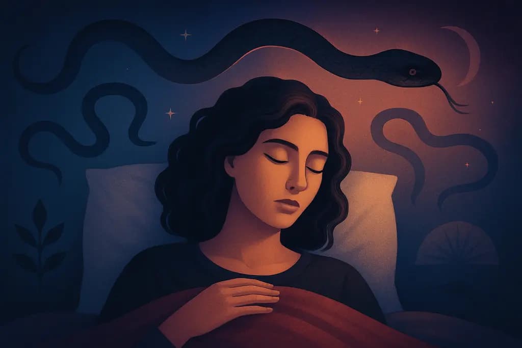 Dream illustration: Seeing snakes
