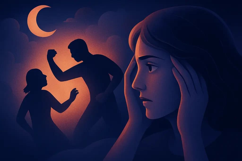 Dream illustration: seeing someone being attacked in a dream meaning
