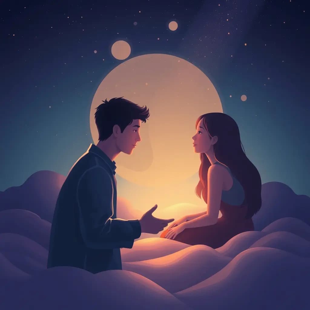 Dream illustration: Seeing someone you dislike