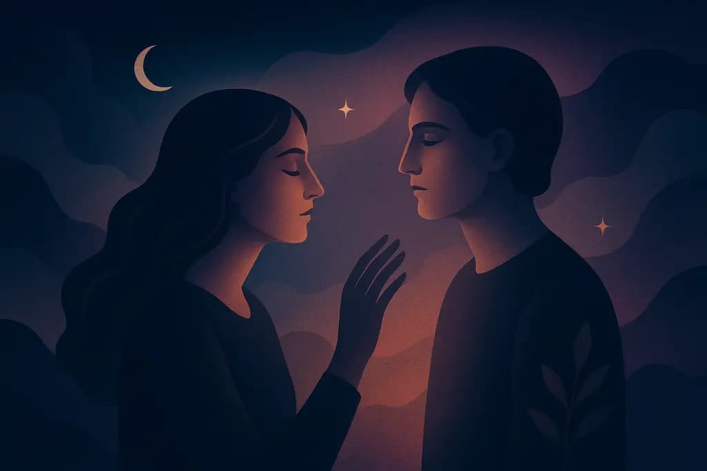 Dream illustration: Seeing your doppelgänger or double