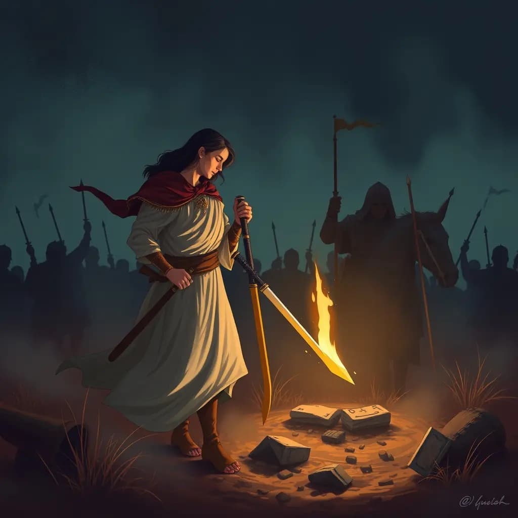 Dream illustration: Serving in a battle