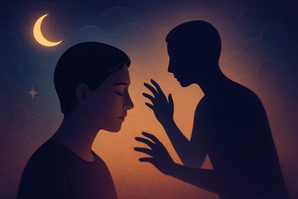 Dream illustration: shadow acting on its own dream meaning