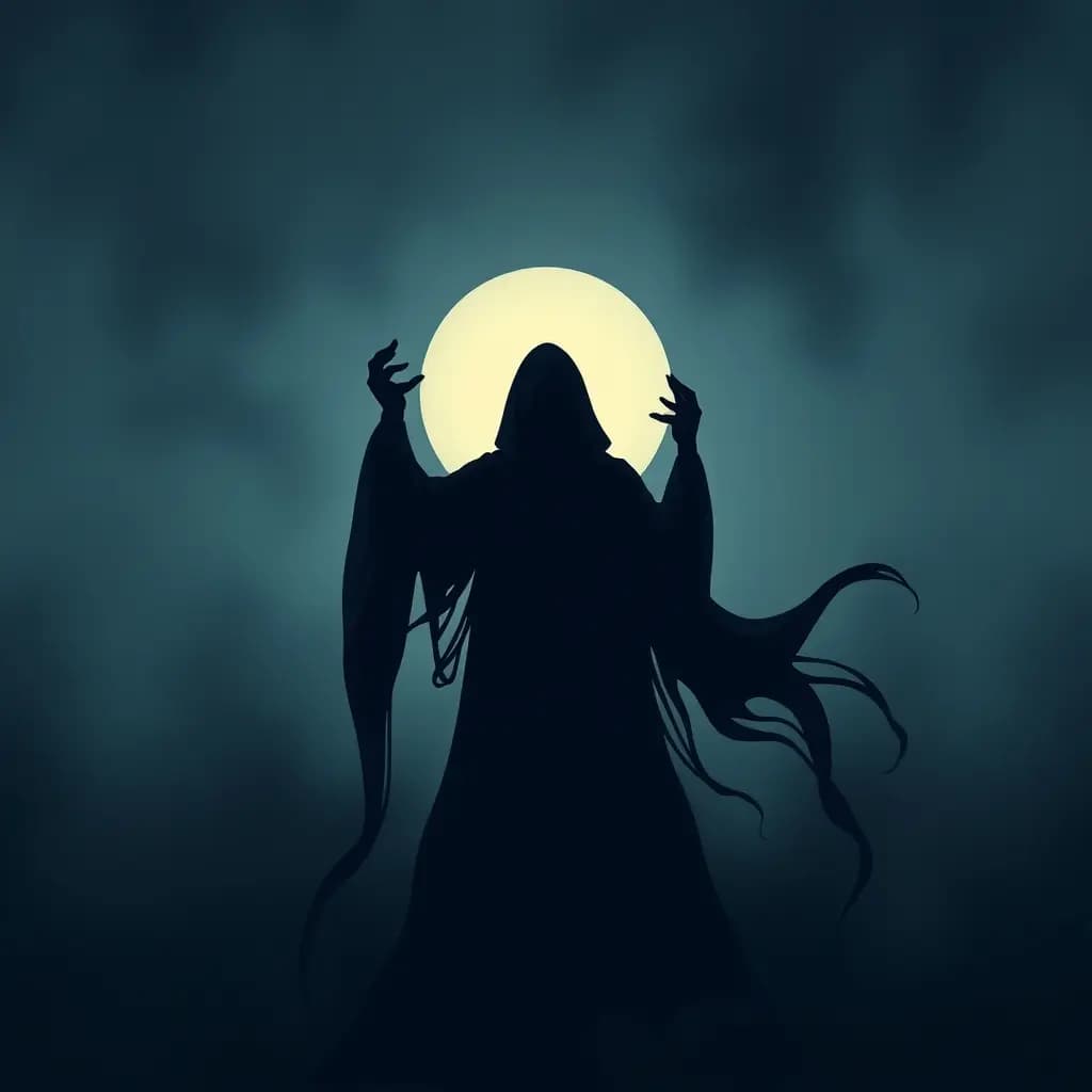 Dream illustration: Shadow person or phantom