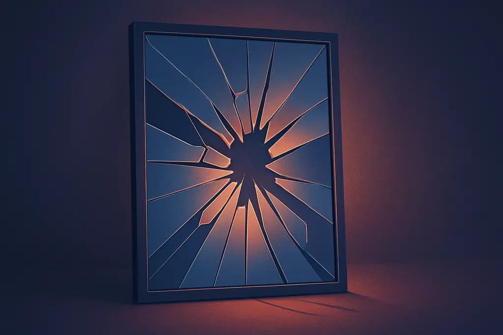 Dream illustration: Shattered mirror