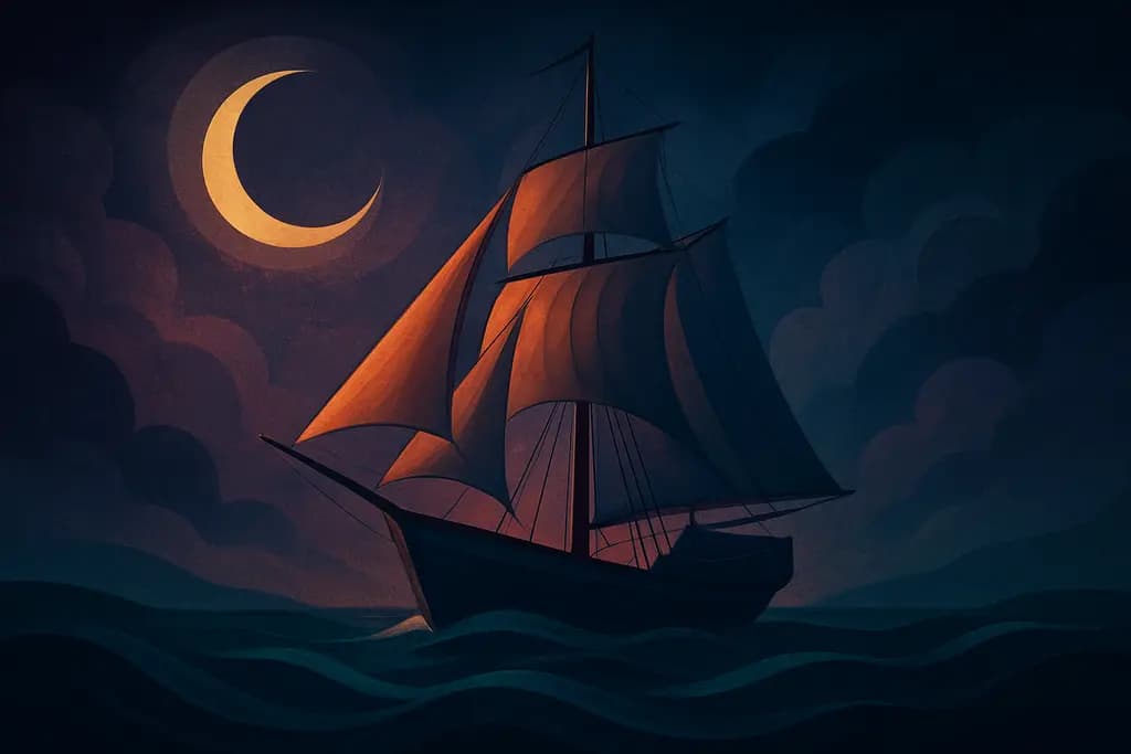 Dream illustration: Ships