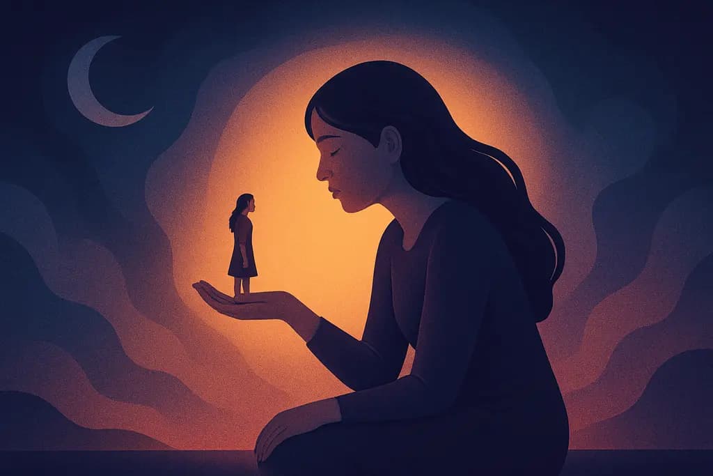 Dream illustration: Shrinking or becoming tiny