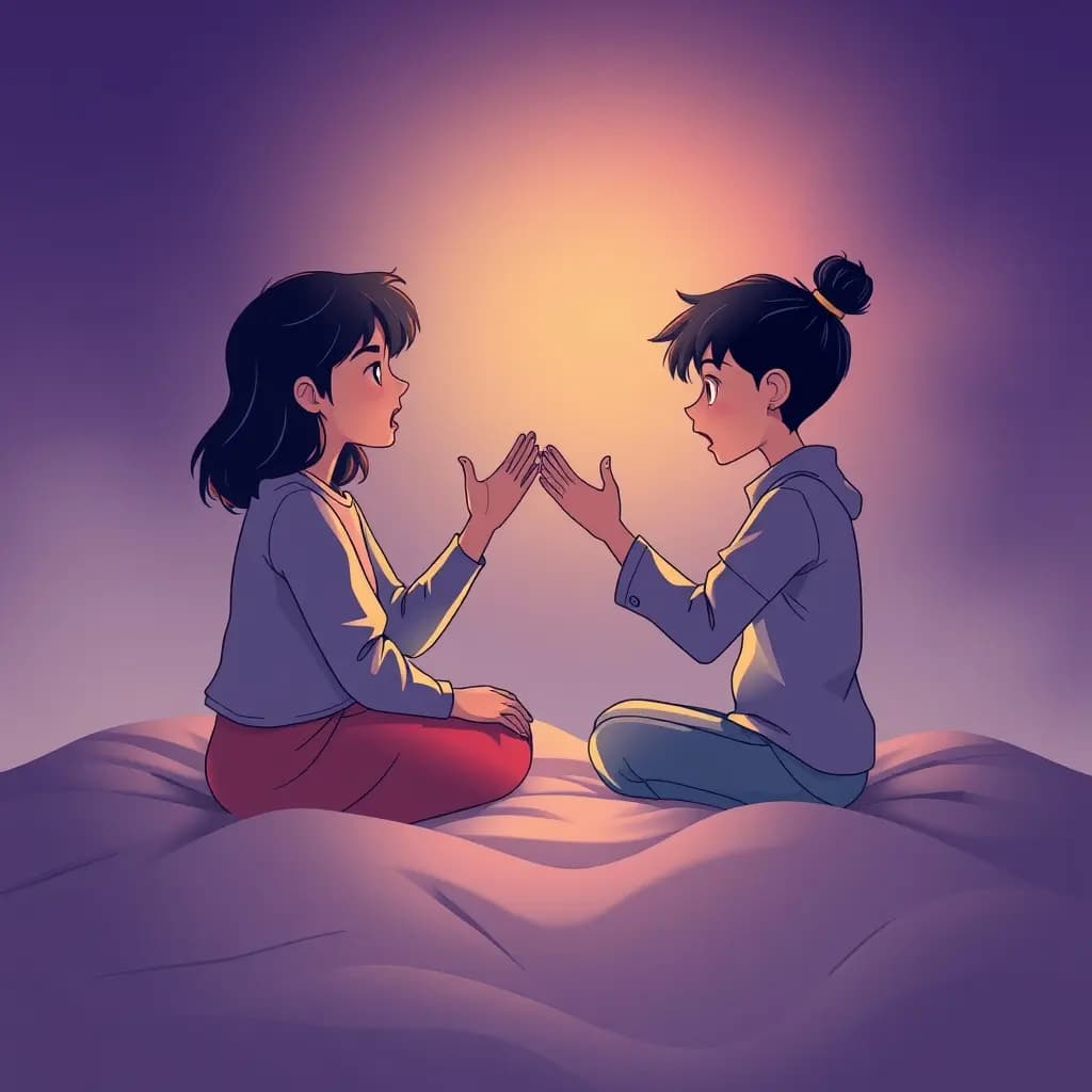 Dream illustration: Siblings Arguing