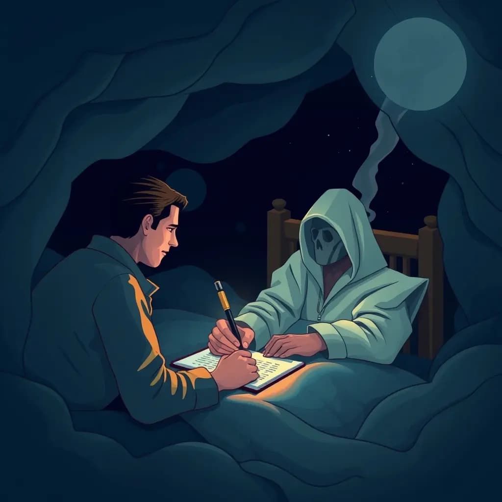 Dream illustration: Signing your own arrest warrant
