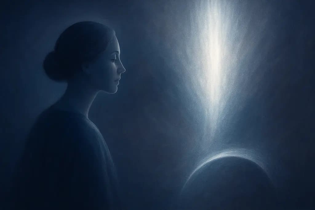 Dream illustration: Silver light or sheen
