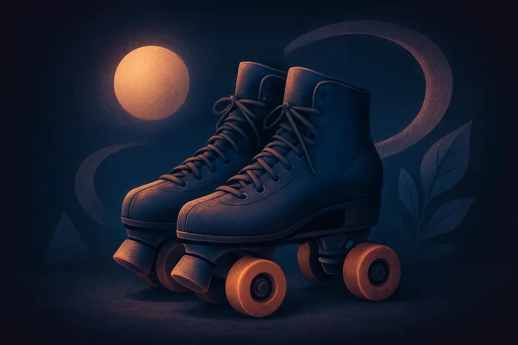 Dream illustration: Skates