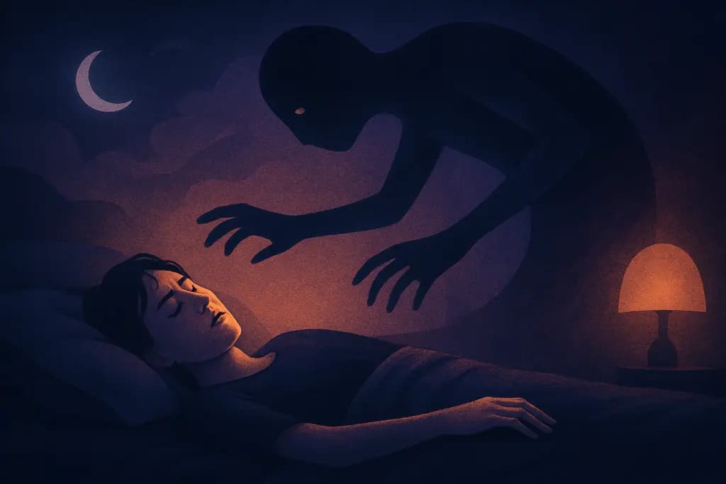 Dream illustration: Sleep Paralysis or Unable to Move
