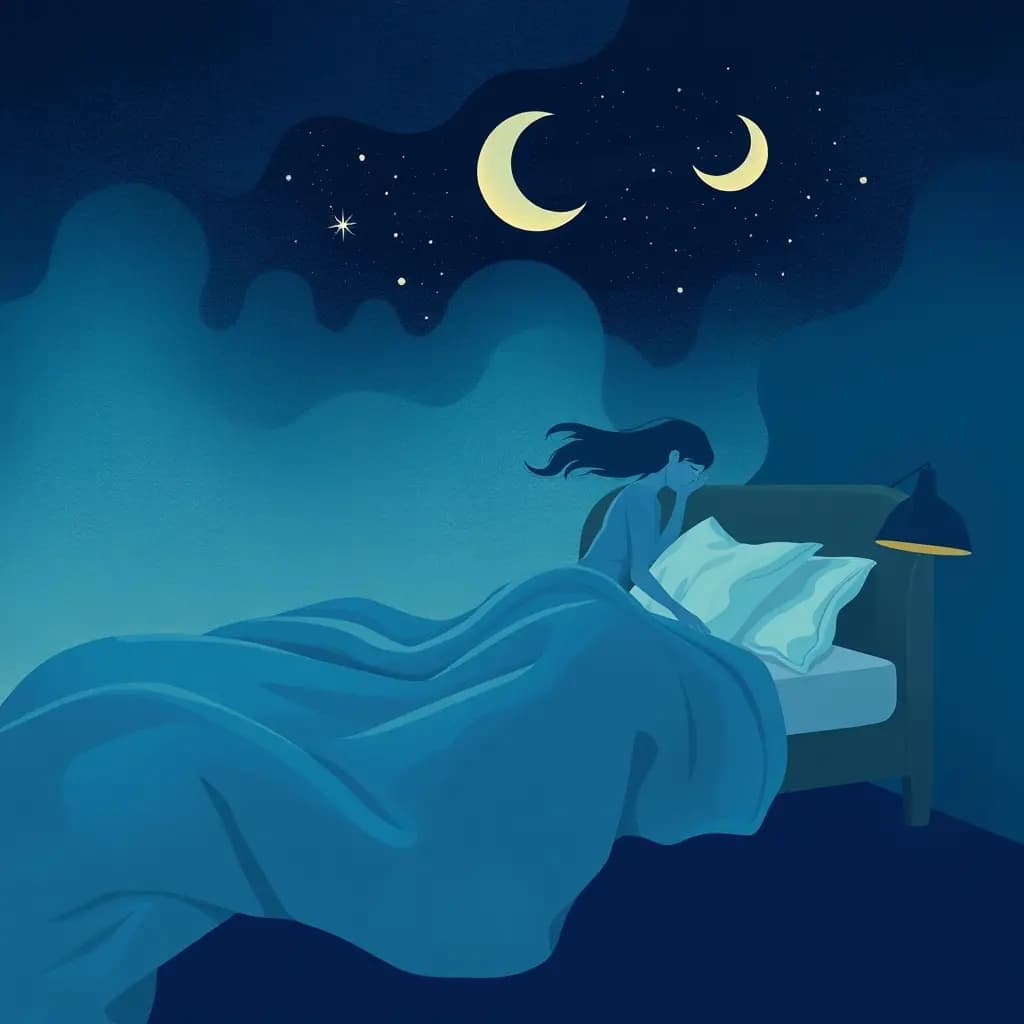 Dream illustration: Sleepwalking during dream