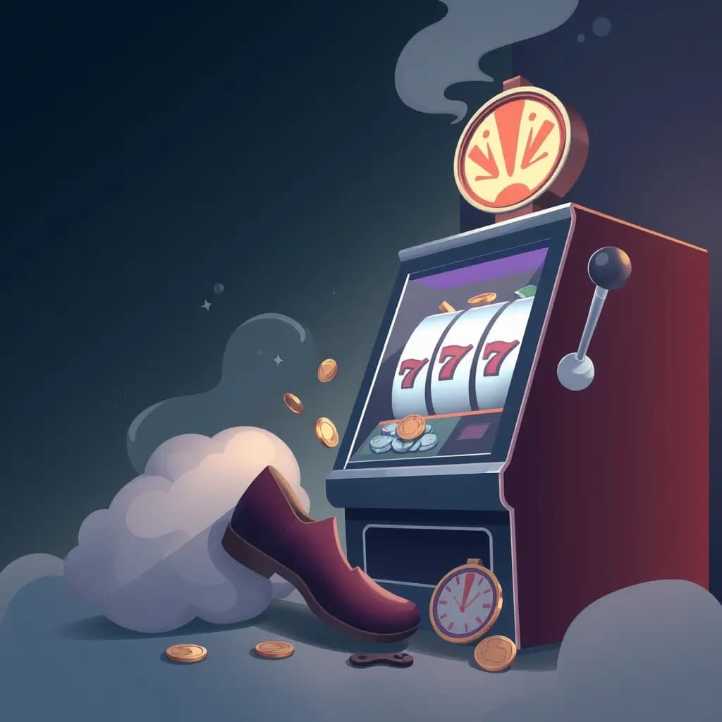 Dream illustration: a Slot Machine Paying With Objects