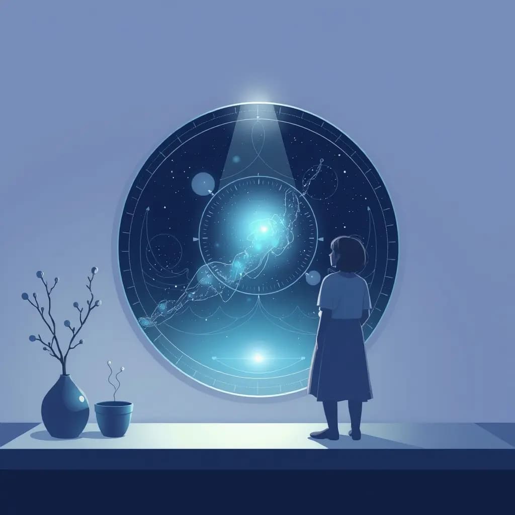 Dream illustration: Smart mirror shows future