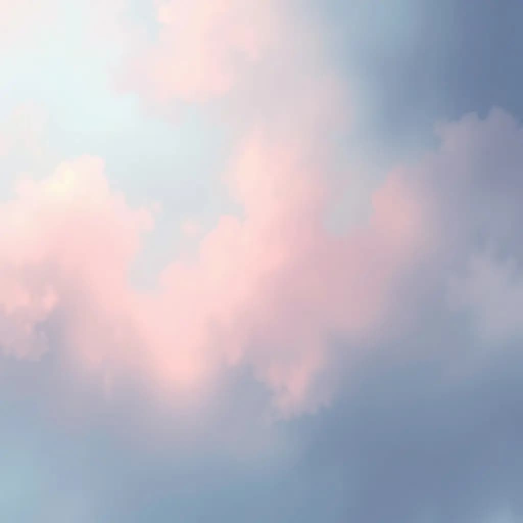 Dream illustration: Soft pastel haze