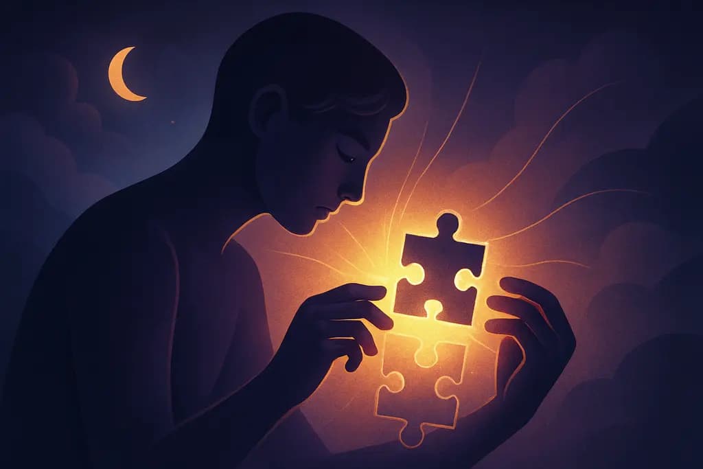Dream illustration: Solving a puzzle quickly